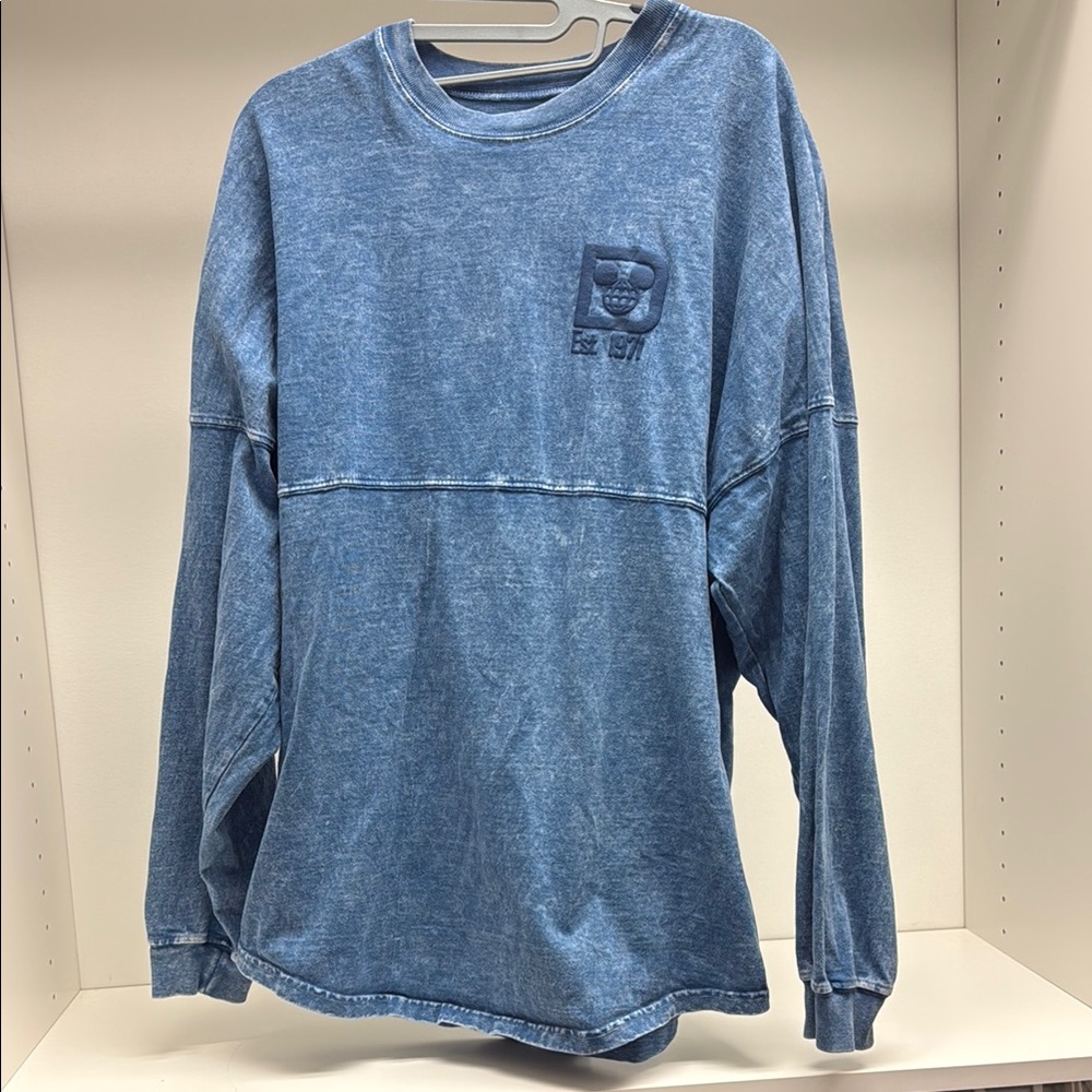 Disney Parks Blue Spirit Jersey cotton shirt medium